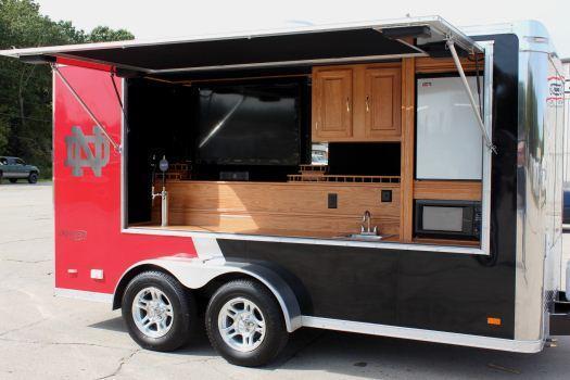 Millennium Trailers 7x14 Custom Tailgating Trailer