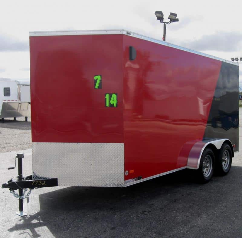 CALL FOR PRICE 2020 7'x14'  Scout Cargo Trailer 2-Tone with Plus Pkg.