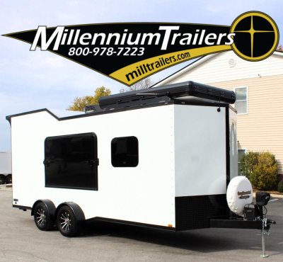 Motorcycle Trailer With Living Quarters 2024 7 X 20 Sleeps 8 New Year   4212 1 