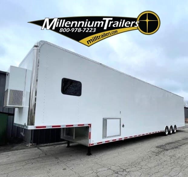 enclosed stacker trailer with living quarters